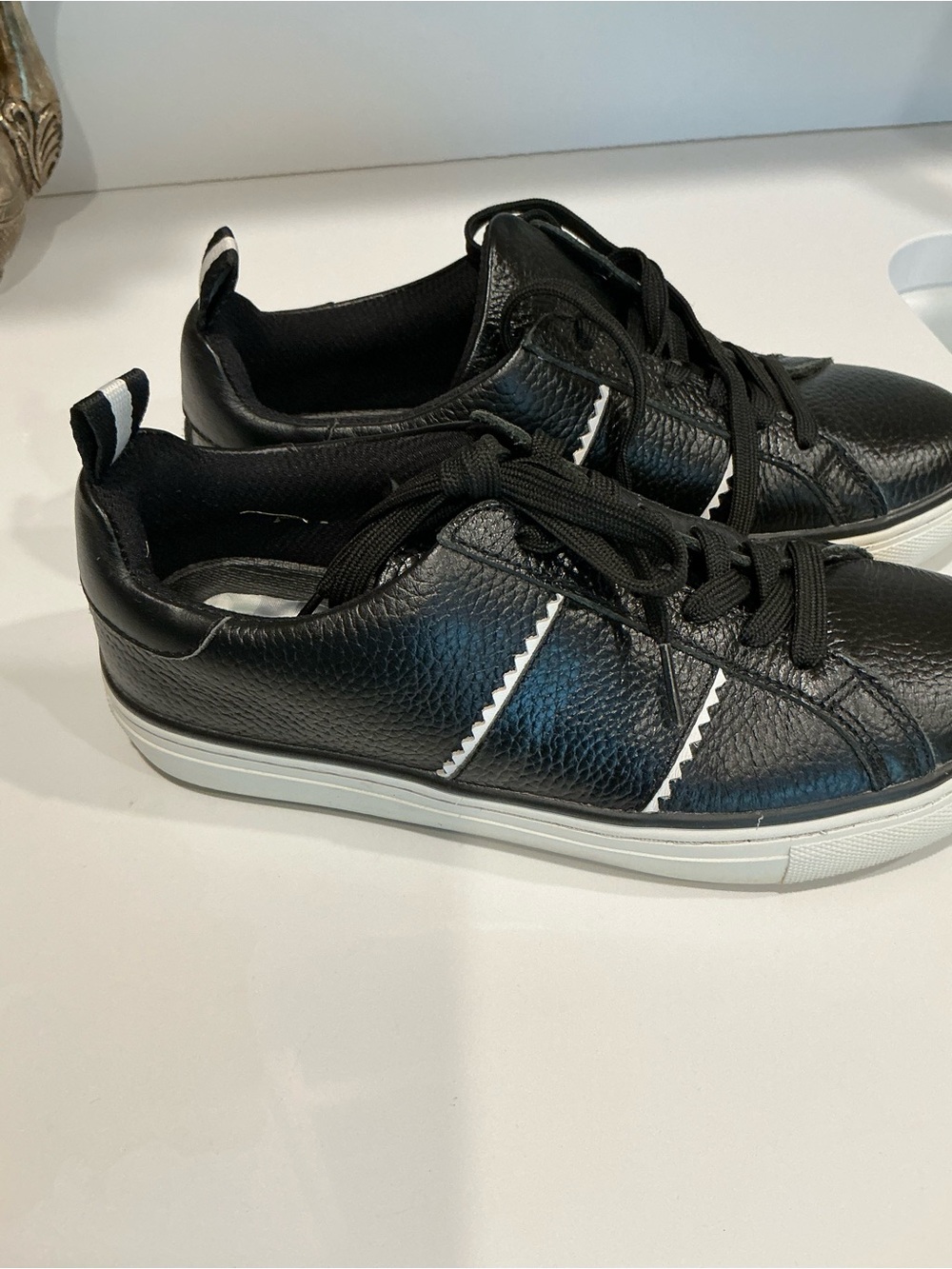 G/FORE Black Leather Golf Shoes